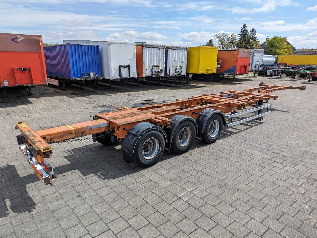 KroneSD 27 3-Assen BPW - LiftAxle - DiscBrakes - 5510kg - All Sorts off Containers - 07/2024APK