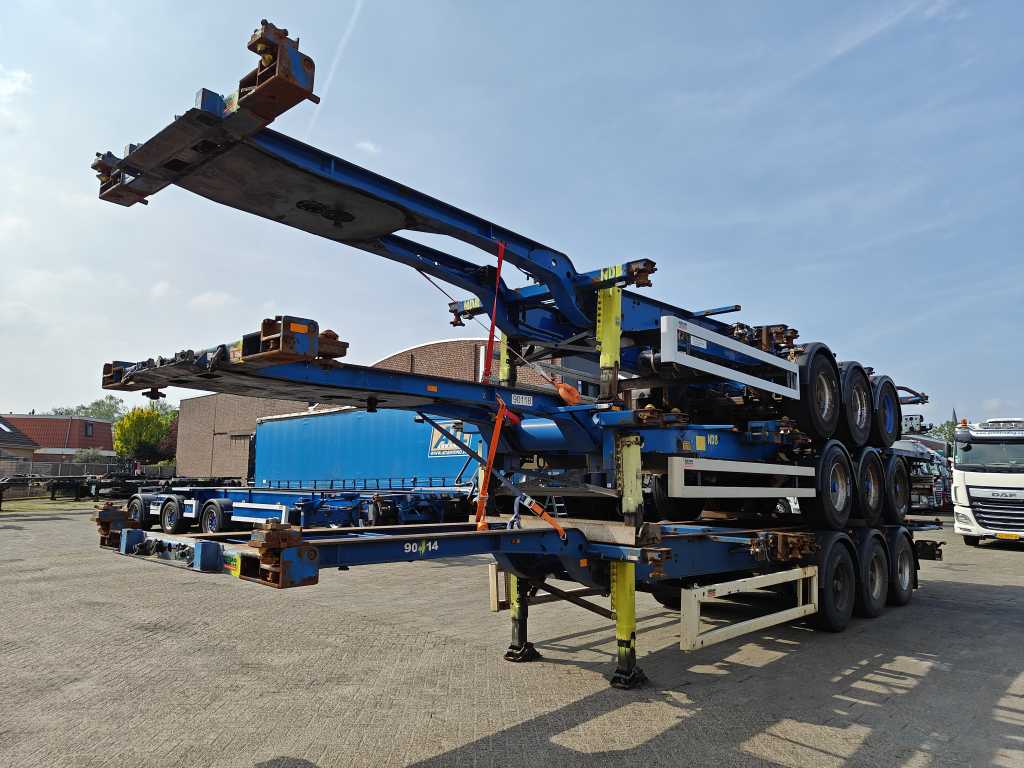 KroneSD 3-Assen BPW - DrumBrakes - 4700KG - All Connections - Package off 3