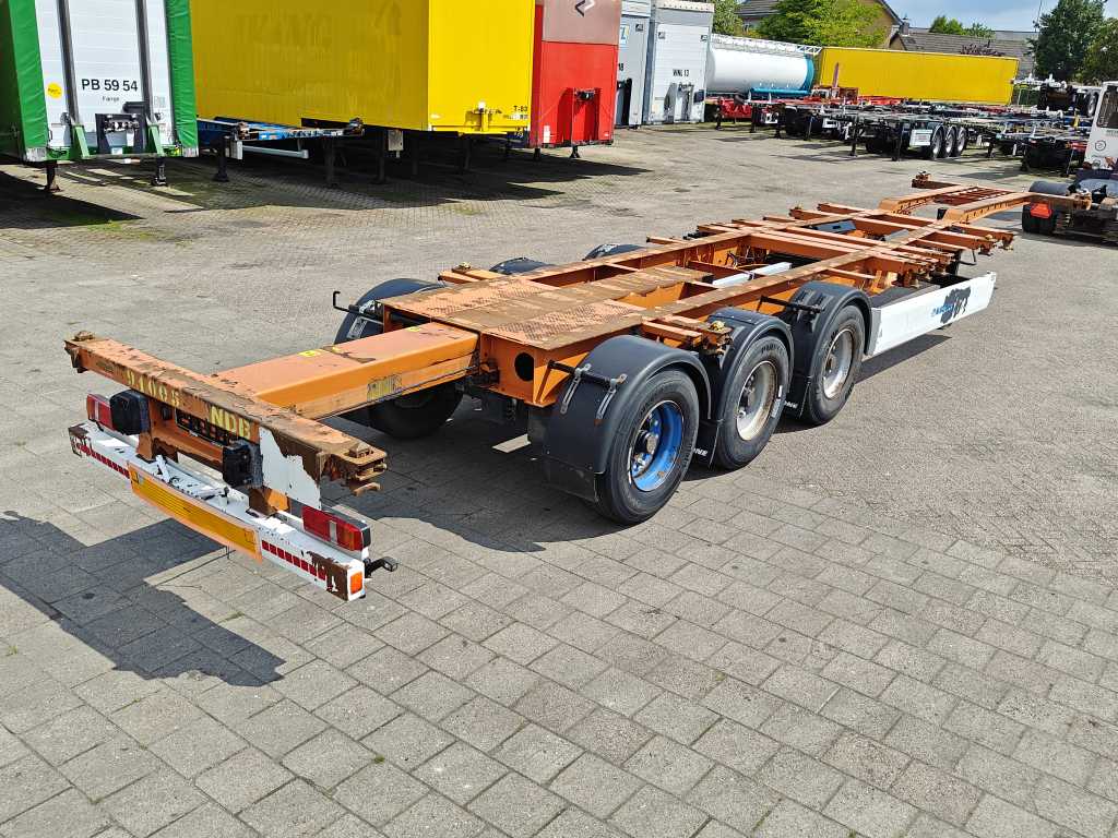 Krone SD 27 3-Assen BPW - LiftAxle - DiscBrakes - 5510kg - All Sorts off Containers (O1788)