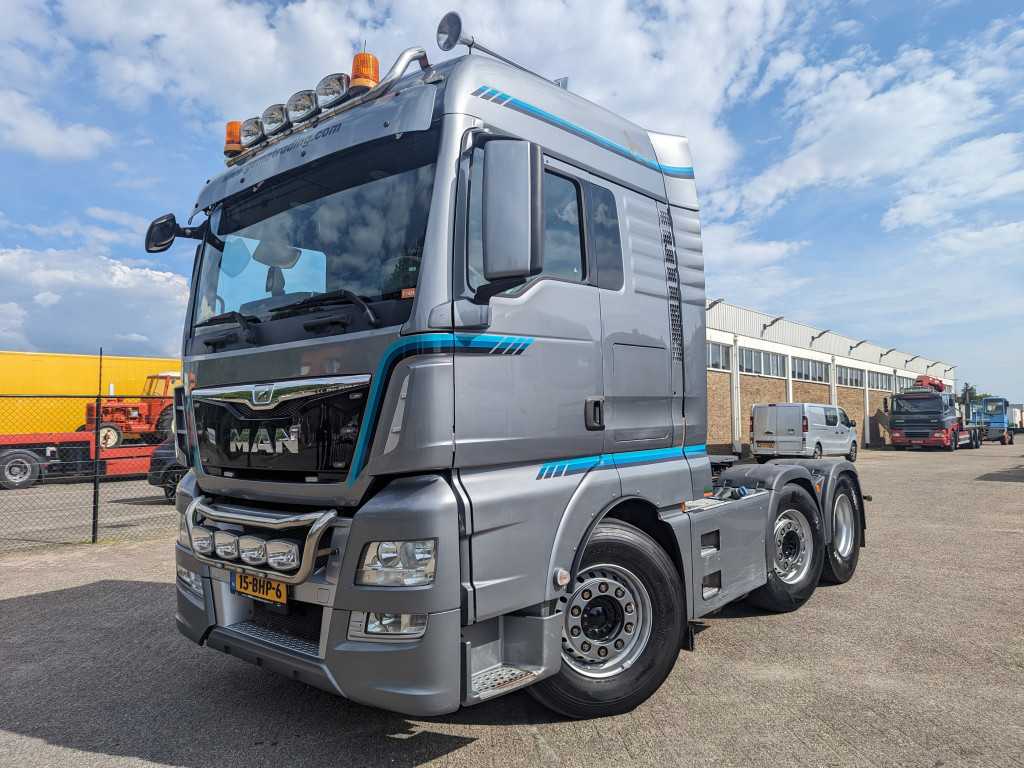 MAN TGX 26.540 6x2/4 XLX Euro6 - PTO - Kiep/WF Hydrauliek - Lift-As - SchuifSchotel - Lederen Stoelen - 09/2024APK (T1425)