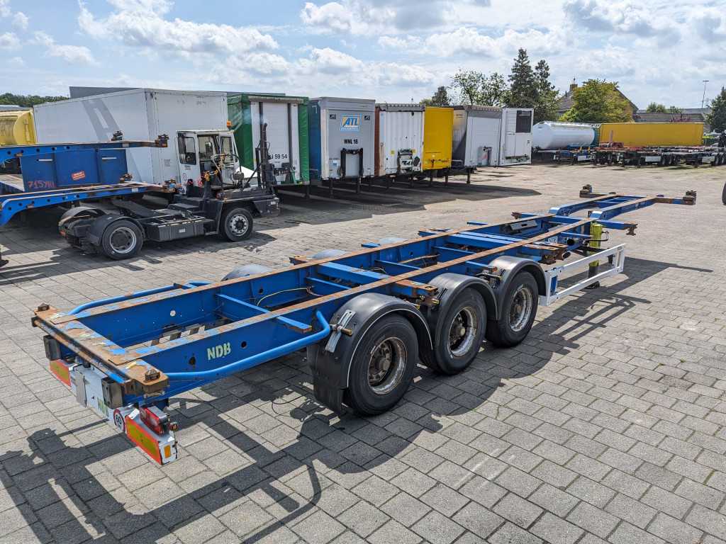 Krone SD27 3-Assen BPW - Drumbrakes - 4700KG - All Connections (O1913)