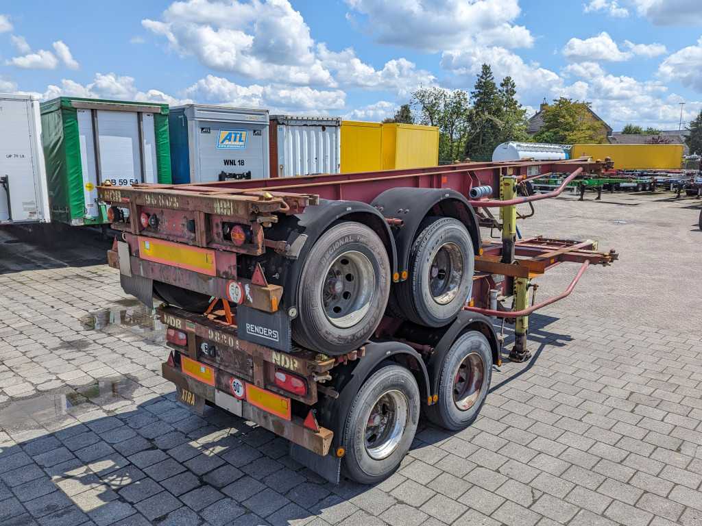 Krone SZC 20FT - 2-Assen ROR - STEEL Suspension - DOUBLE tires - DrumBrakes - Package Off 2 (O1917)
