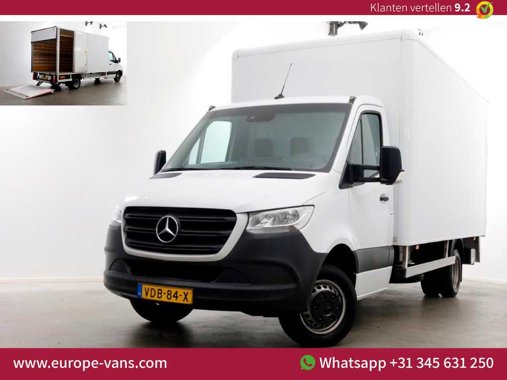 Mercedes-Benz Sprinter 516 CDI 163pk 7G Automaat Bakwagen met laadklep en zijdeur 10-2019