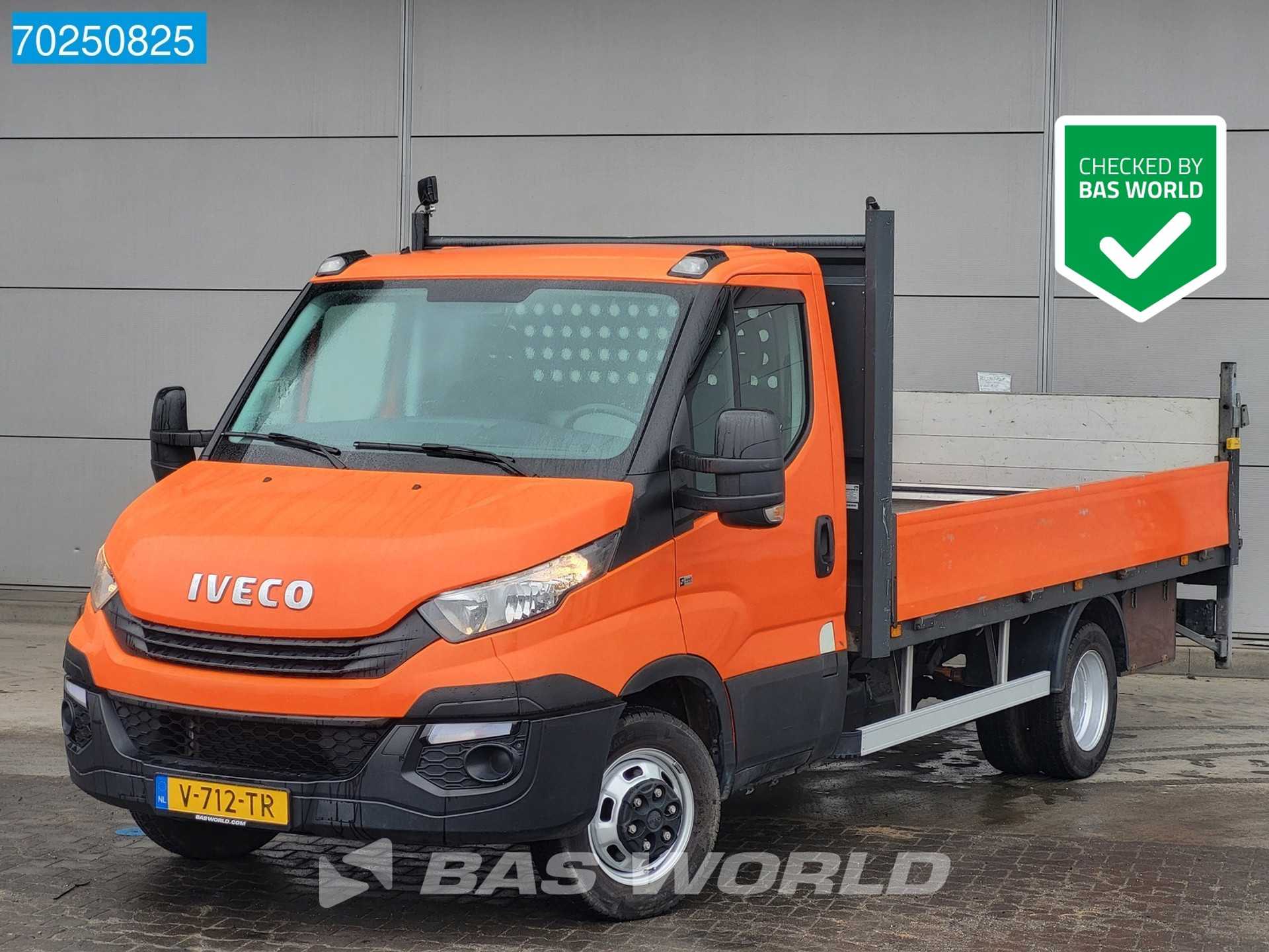 Iveco Daily 35C14 Euro6 Open laadbak Laadklep 3.5t trekhaak Airco Pritsche Pickup Airco