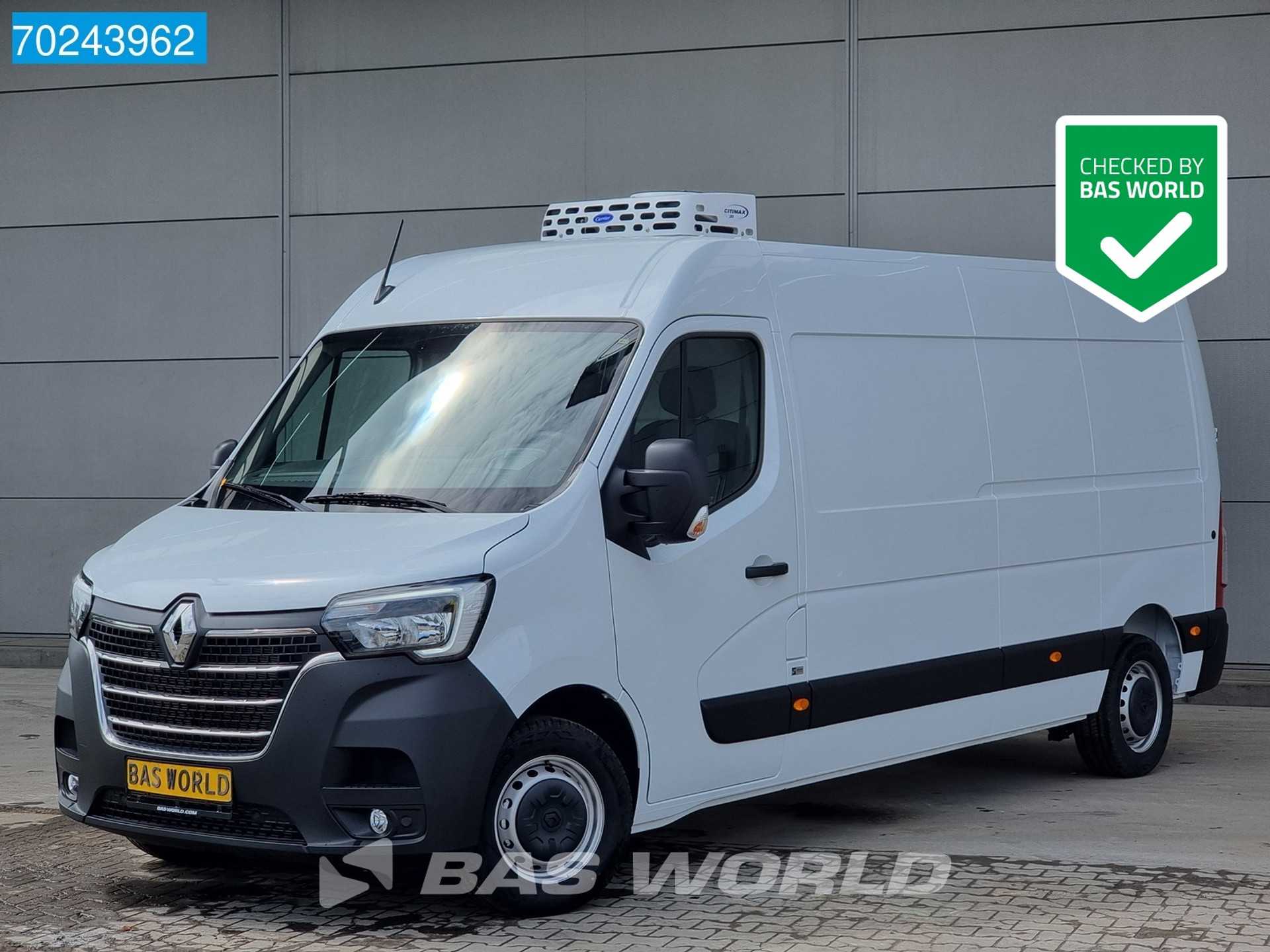 Renault Master 135PK L3H2 Koelwagen Carrier 0 graden Nieuw! Airco Cruise Koeler Kühlkasten 10m3 Airco Cruise control