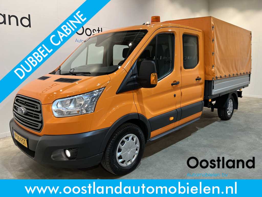 Ford / Euro 6 / Open Laadbak met Huif / Airco / Cruise Control / Navigatie / Trekhaak