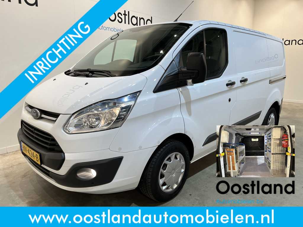 Ford Transit Custom 270 2.2 TDCI L1H1 Trend Servicebus / Sortimo inrichting / Schuifdeur L + R / Airco / Cruise Control / PDC