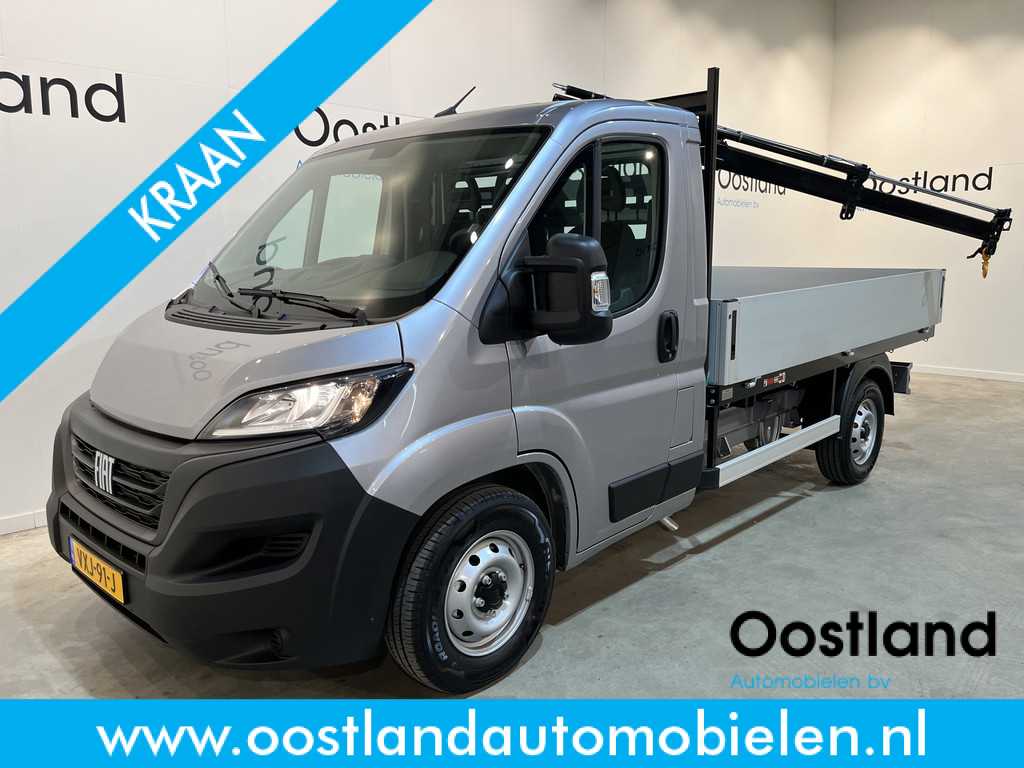 Peugeot Open Laadbak / Hiab Kraan / Euro 6 / Airco / Trekhaak 3000 KG / Cruise Control / CarPlay / NIEUW !!