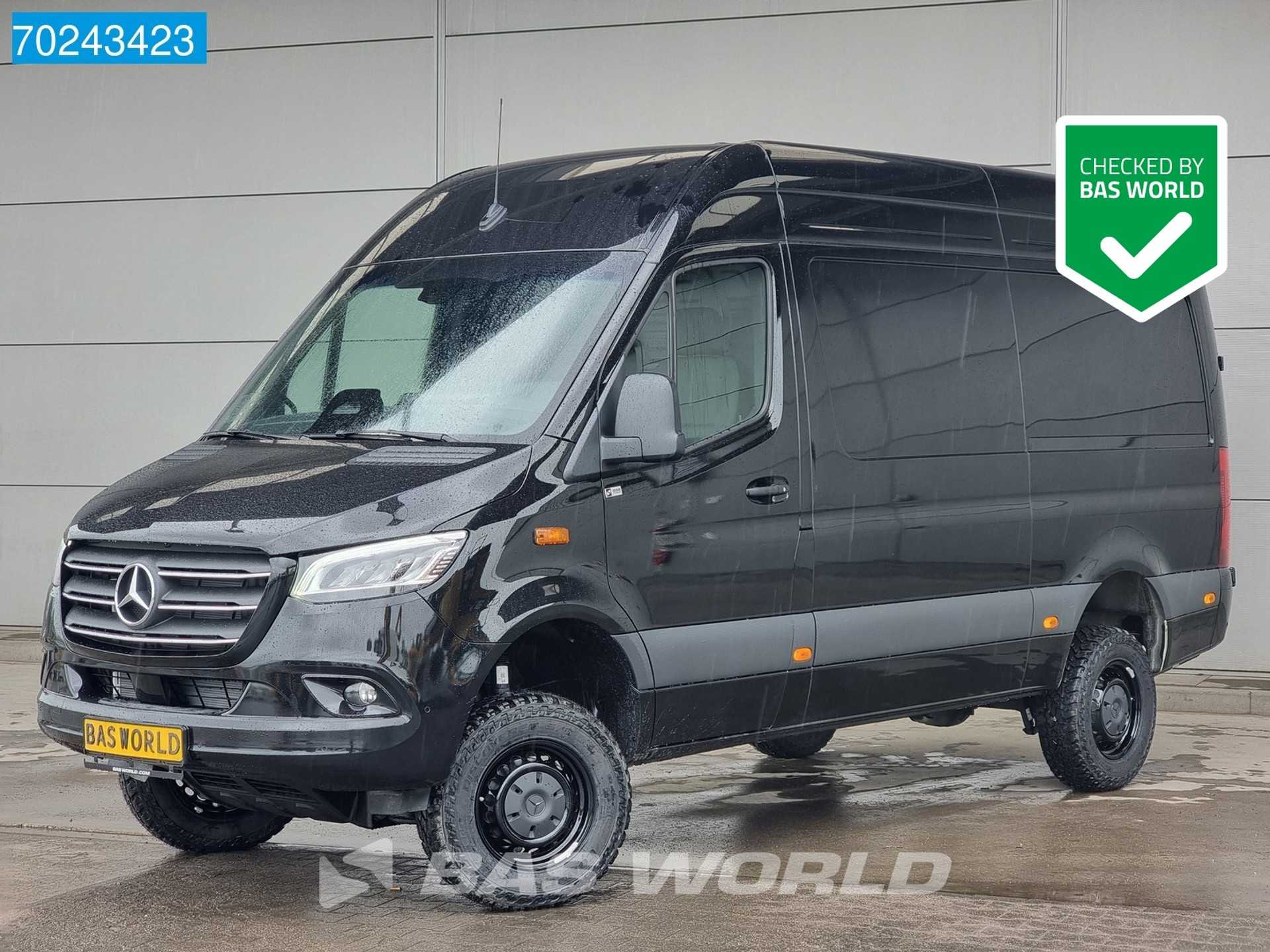 Mercedes-Benz Sprinter 319 CDI Automaat 4x4 Neues Modell ACC Navi Camera L2H2 Allrad 4WD Camper basis 10Airco