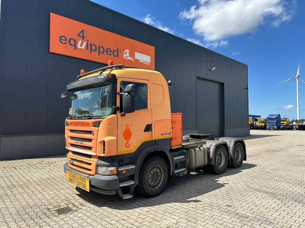 Scania R480 6x4, VOLL BLATT, RETARDER, 3 PEDALE, MTM-total: 150ton, 427.000km