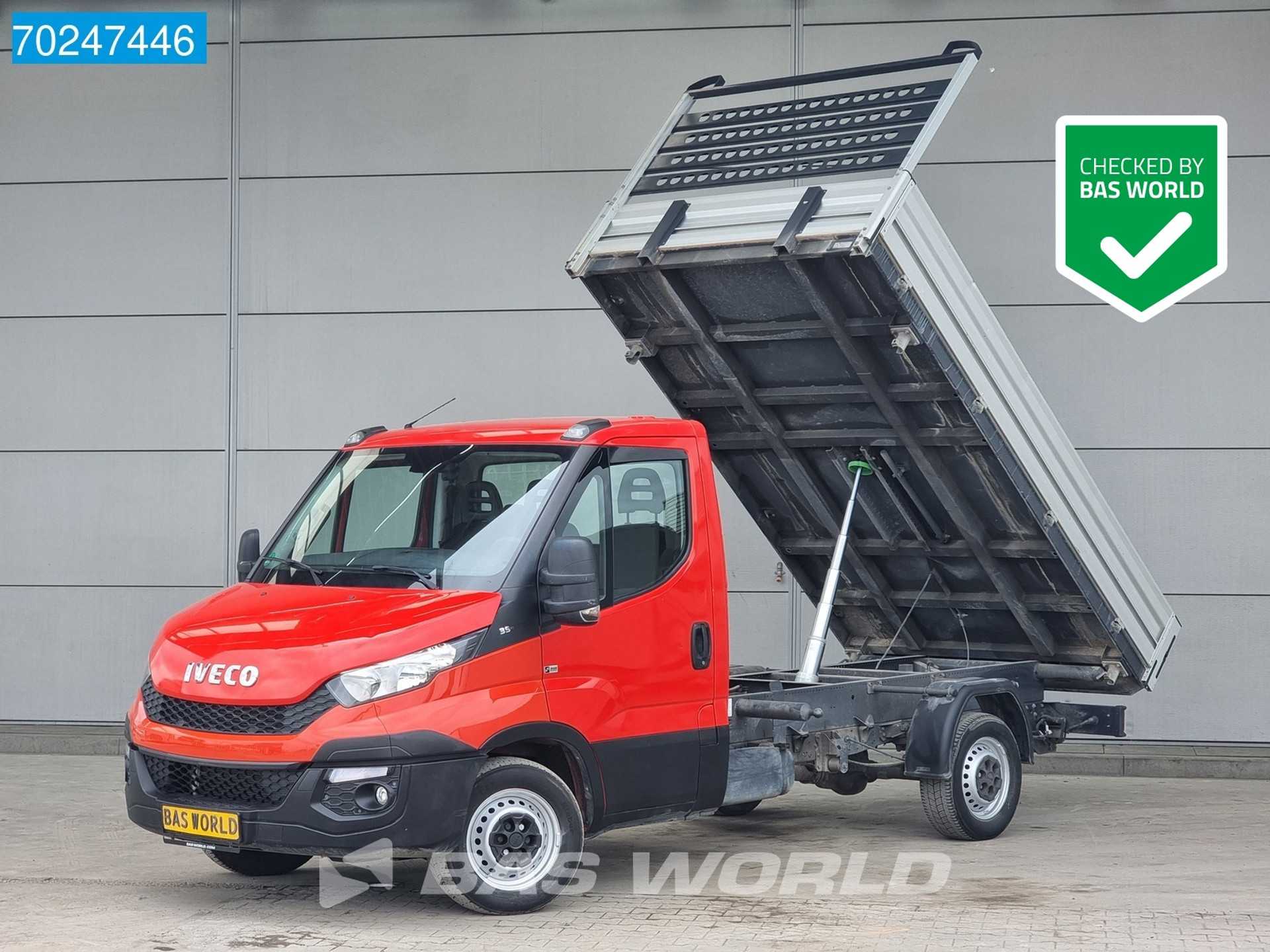 Iveco Daily 35S17 3.0L Automaat 3 zijdige Airco Cruise Kipper Tipper Benne Kieper Airco Cruise control