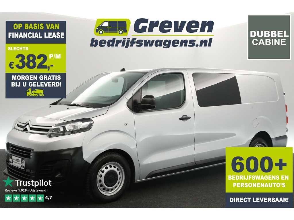 Citroën Marge Dubbele Cabine Airco Carplay Cruise Navi 5 Persoons PDC Trekhaak