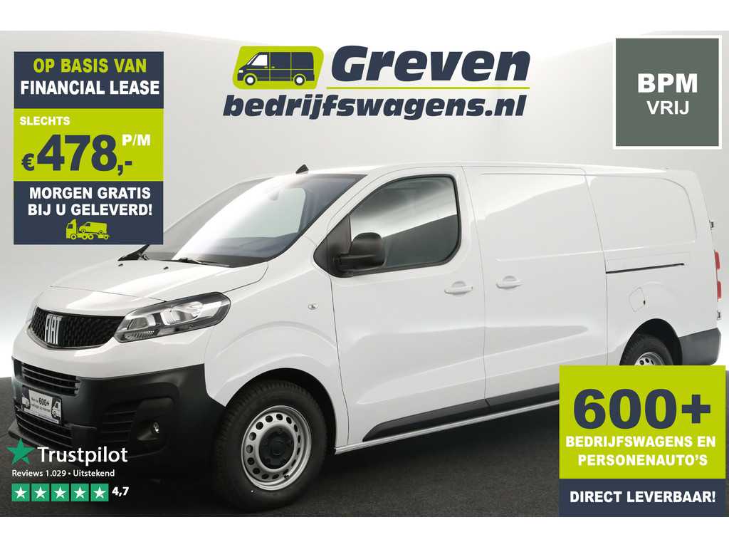 Opel 145PK | BPM Vrij | Fiat Scudo Automaat Airco Carplay Camera 2xSchuifdeur Cruise Navi PDC 3 Persoons Trekhaak