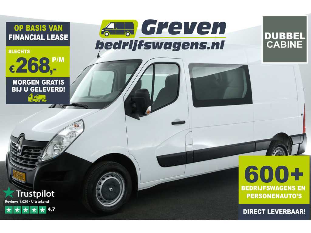 Renault Dubbele Cabine Airco Cruise 5 Persoons Navi Elektrpakket Trekhaak