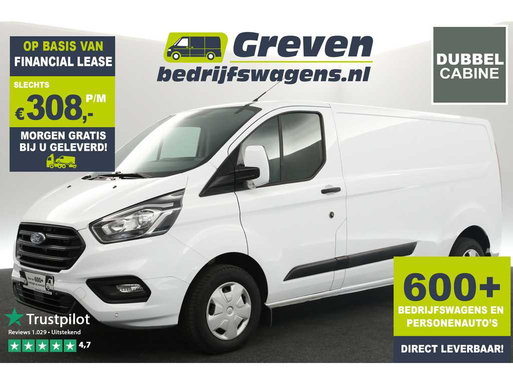 Ford Transit Custom 2.0 Ecoblue L2H1 Airco Cruise PDC 3 Persoons Elektrpakket Trekhaak