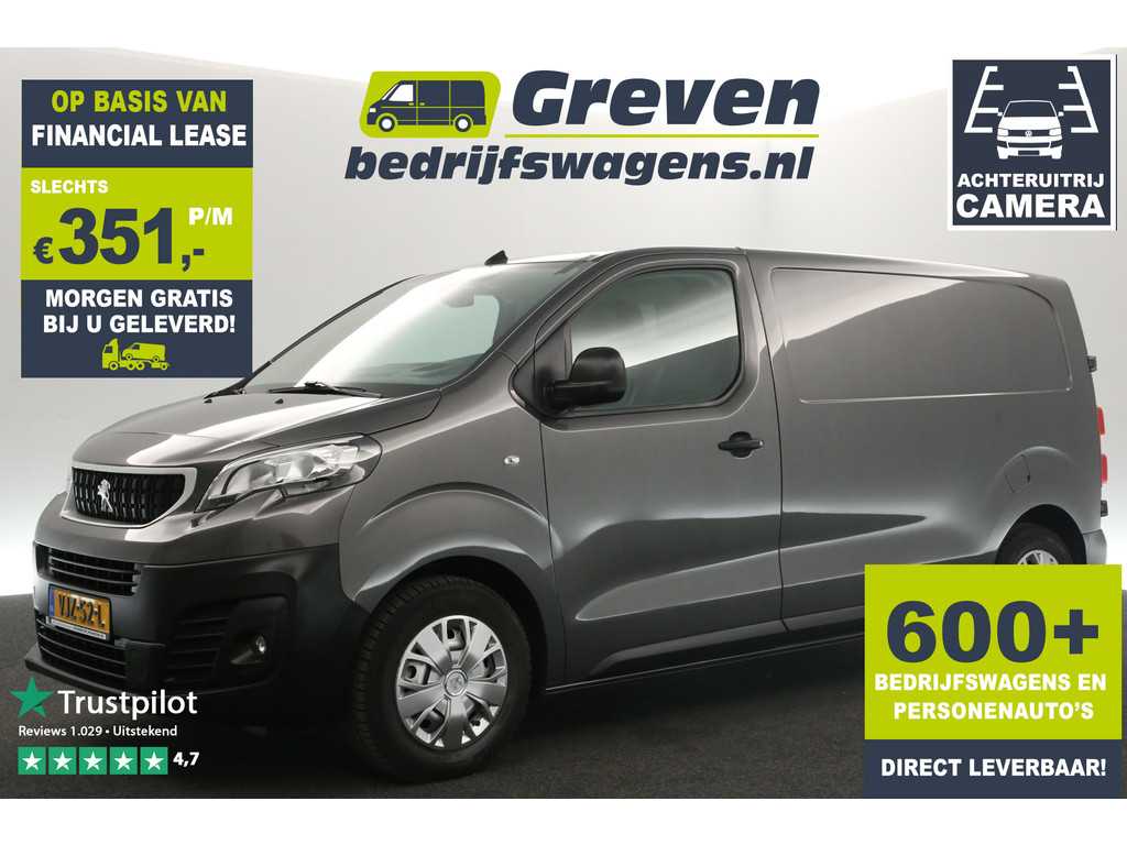 Peugeot Expert 2.0 BlueHDI L2H1 Automaat Airco Camera Cruise Carplay Navi PDC 3 Persoons Elektrpakket