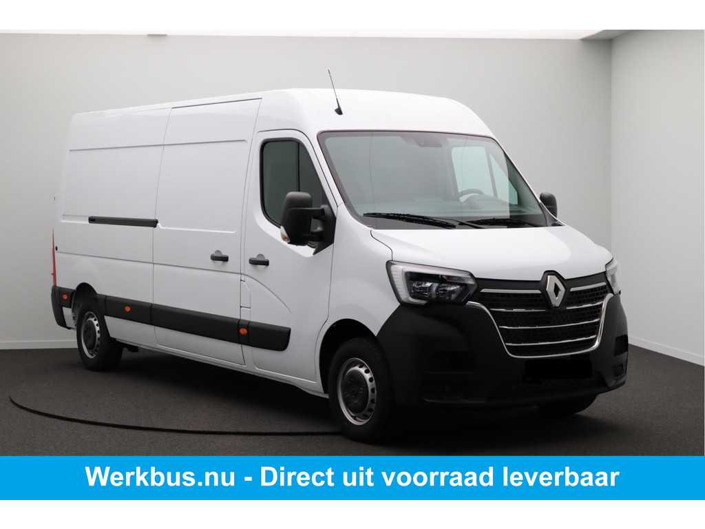 Renault Master T35 2.3 dCi 135 L3H2 Work Edition 10 x uit voorraad beschikbaar! Ook in 150 PK! inclusief laadruimte betimmering en 270 graden deuren!