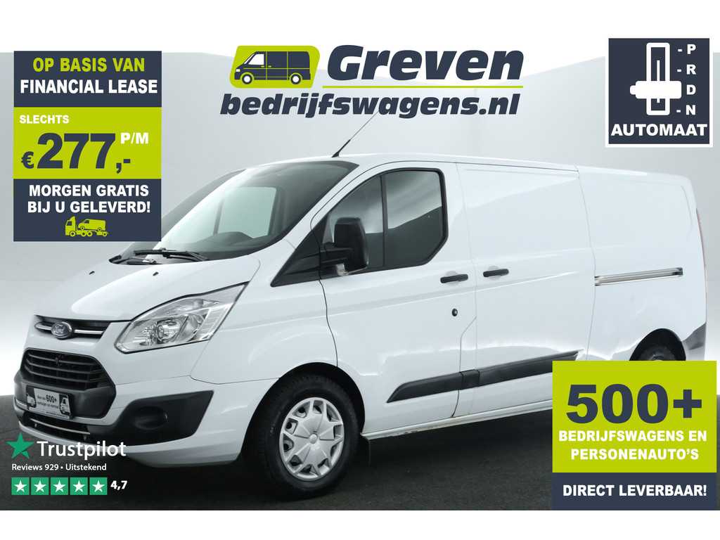 Ford Transit Custom 310 2.0 TDCI L2H1 Automaat Airco Cruise Navi PDC 3 Persoons Elektrpakket