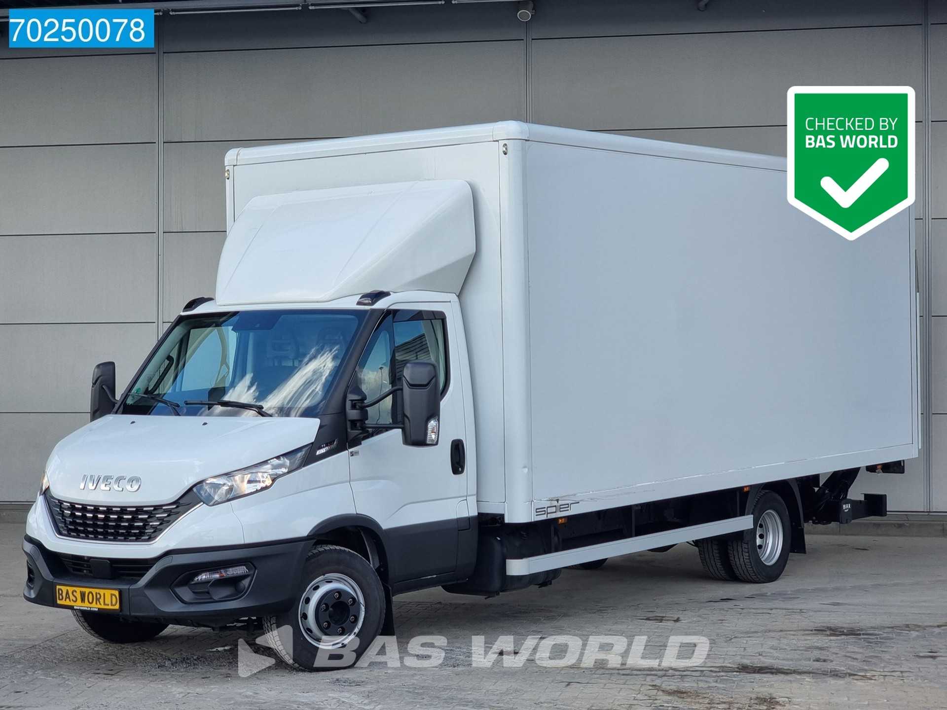 Iveco Daily 70C21 3.0L Automaat 7Tons Laadklep Bakwagen Meubelbak Koffer Gesloten laadbak Airco Cruise control