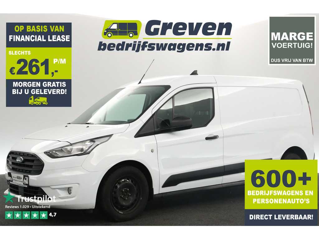 Ford Transit Connect 1.5 TDCI L2H1 Marge Airco Camera Carplay Cruise PDC Schuifdeur Trekhaak