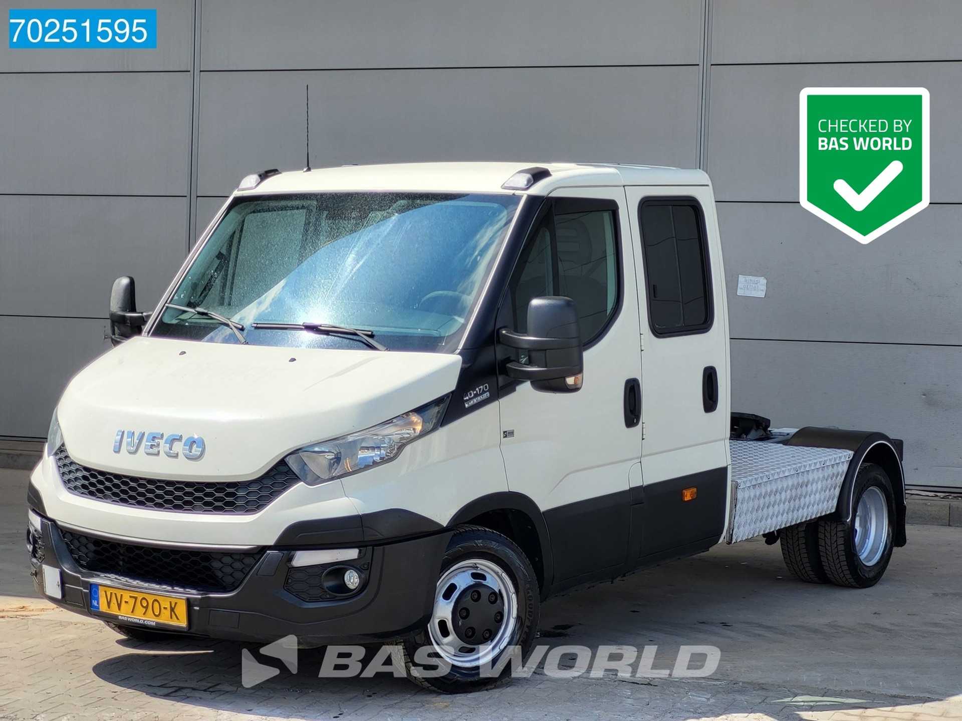 Iveco Daily 40C17 3.0L Automaat BE Trekker 10T 8000kg trekgewicht Combi Combinatie Sattelzugmaschine Airco Dubbel cabine Cruise control