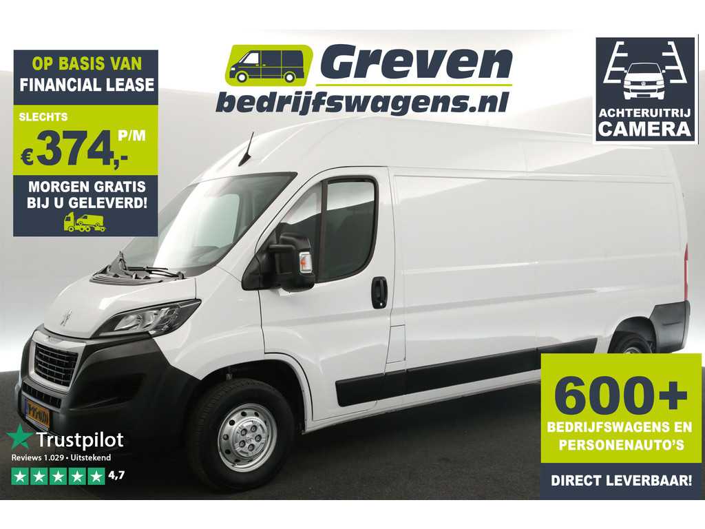 Peugeot Boxer 335 2.2 BlueHDi L3H2 142PK Airco Cruise Camera Navi PDC 3 Persoons Elektrpakket