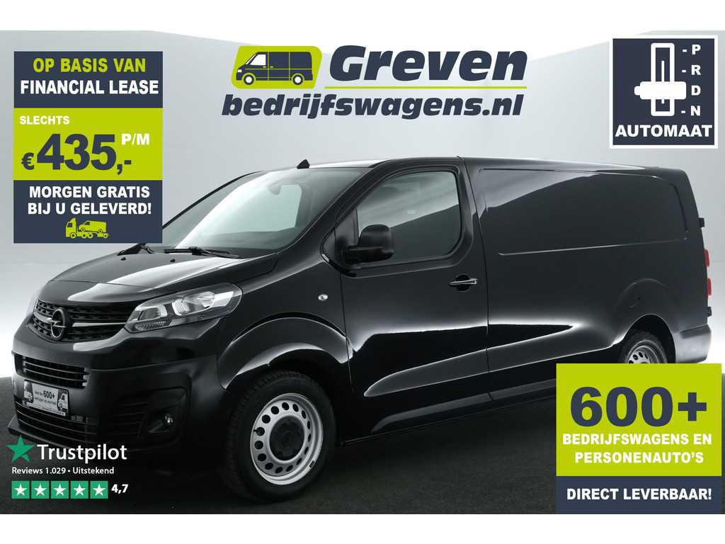 Opel Vivaro 2.0 CDTI L3H1 145PK Automaat Airco Camera Carplay Cruise PDC Navi 3 Persoons Elektrpakket