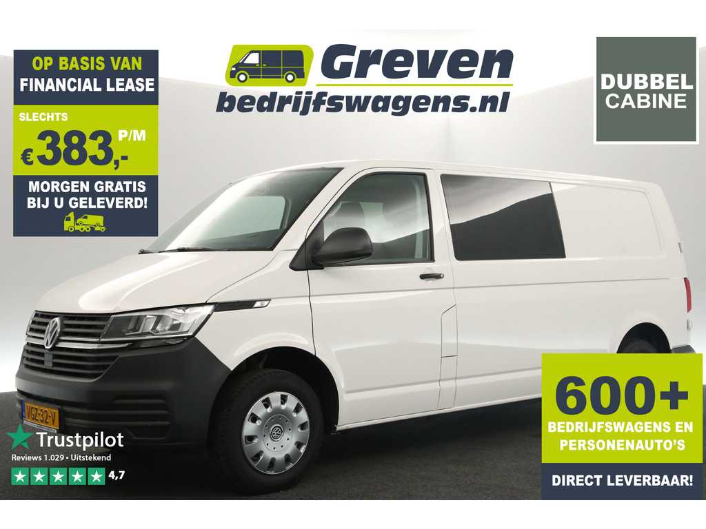 Volkswagen Transporter 2.0 TDI L2H1 Dubbele Cabine Airco 6 Persoons Elektrpakket