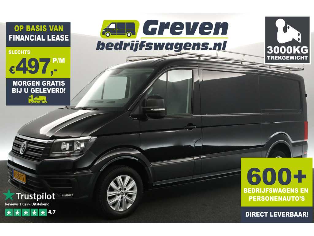 Volkswagen Crafter 30 2.0 TDI L3H2 140PK | 3000KG Trekgew. Automaat Airco Camera Carplay Cruise Navi PDC 3 Pers Imperiaal 17"LMV Trekhaak