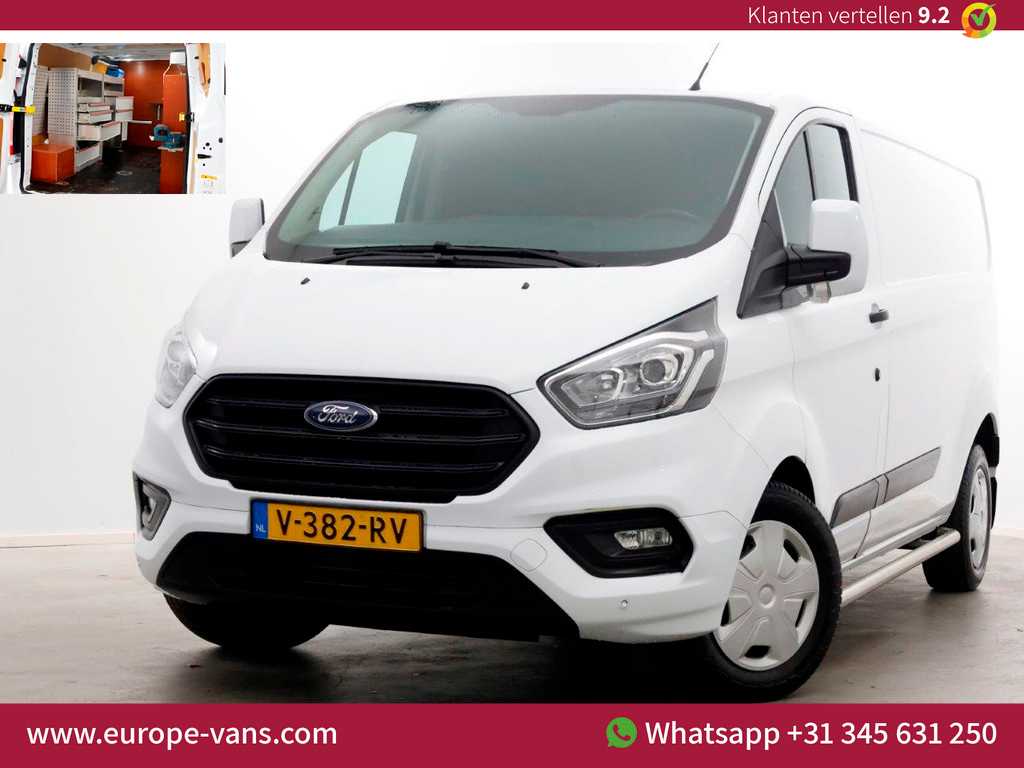 Ford Transit Custom 2.0 TDCI 130pk E6 L2H1 Trend Airco/Inrichting/230V Trekhaak 2800kg 08-2018