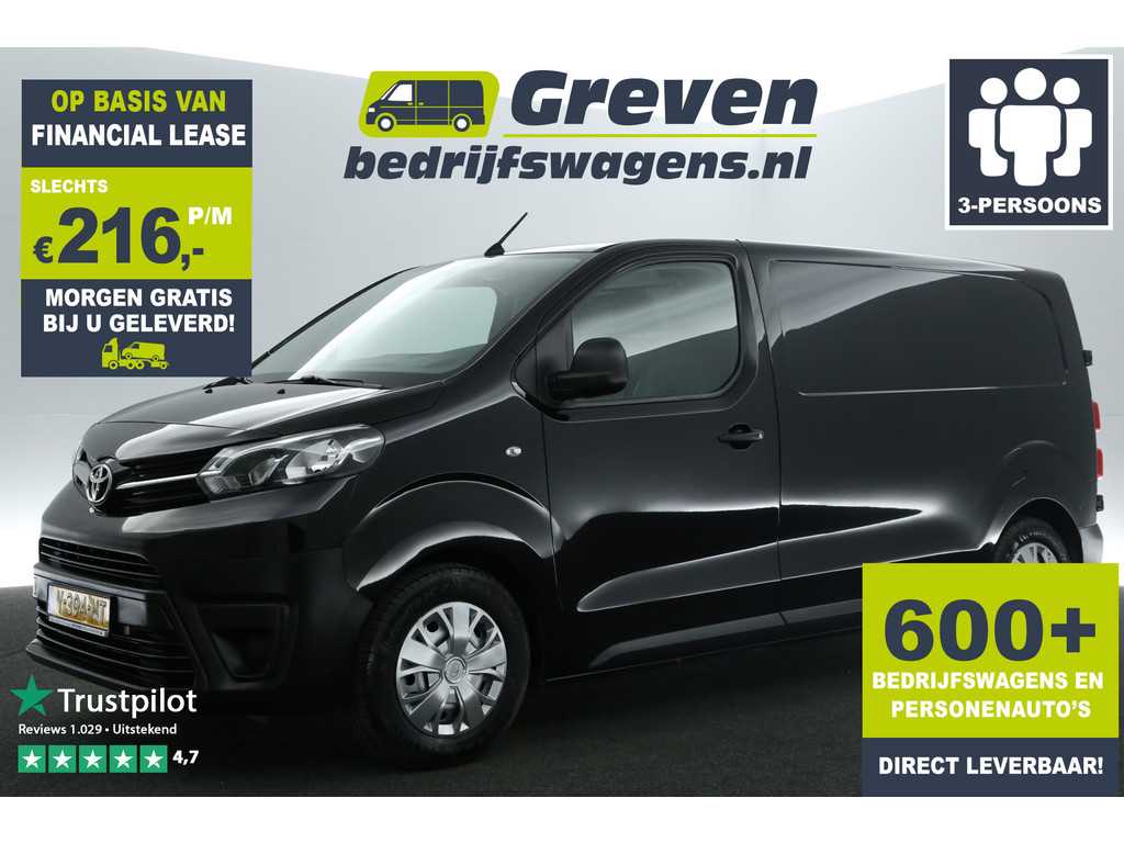 Toyota ProAce 1.6 D-4D L2H1 Airco Cruise 3 Persoons Elektrpakket Schuifdeur Trekhaak