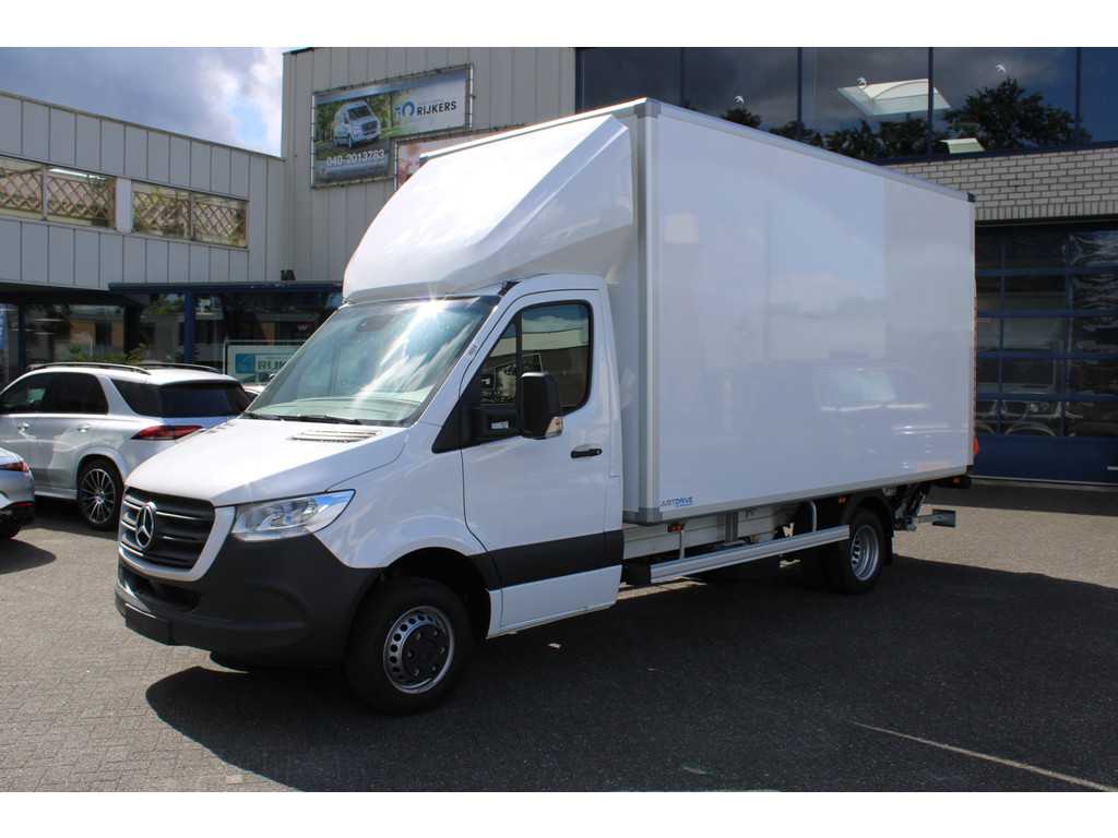 Mercedes-Benz Sprinter 515 CDI L3 Bakwagen met laadklep Dhollandia 1000 KG klep, MBUX met Apple Carplay / Android Auto