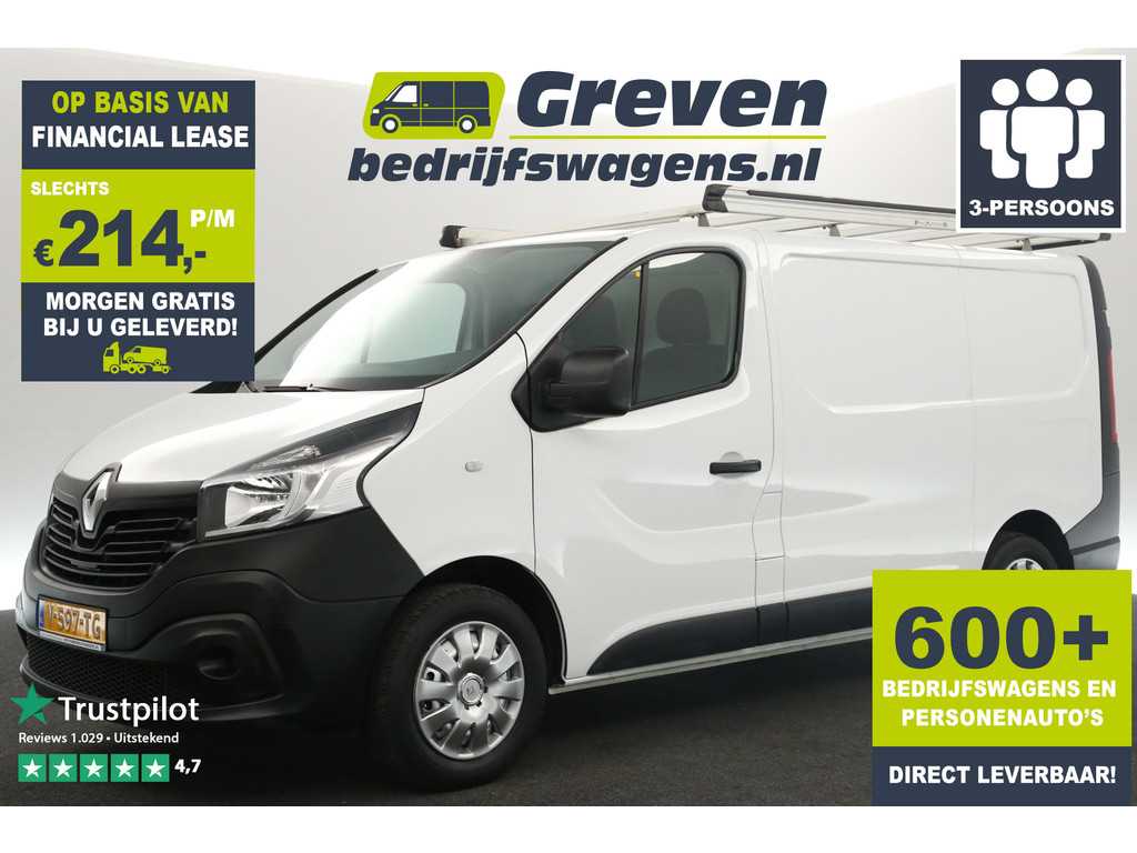 Renault Trafic 1.6 dCi T27 L1H1 Airco 3 Persoons Imperiaal Elektrpakket Trekhaak