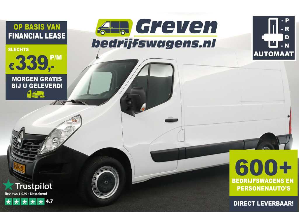 Renault Master T35 2.3 dCi L2H2 170PK Automaat Airco Cruise PDC 3 Persoons Elektrpakket