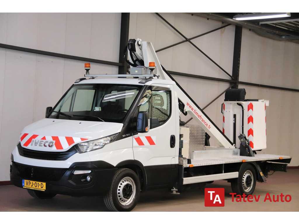 Iveco Daily 35S12 HOOGWERKER 13 METER LT130TB MET 3500 KG TREKVERMOGEN TREKHAAK