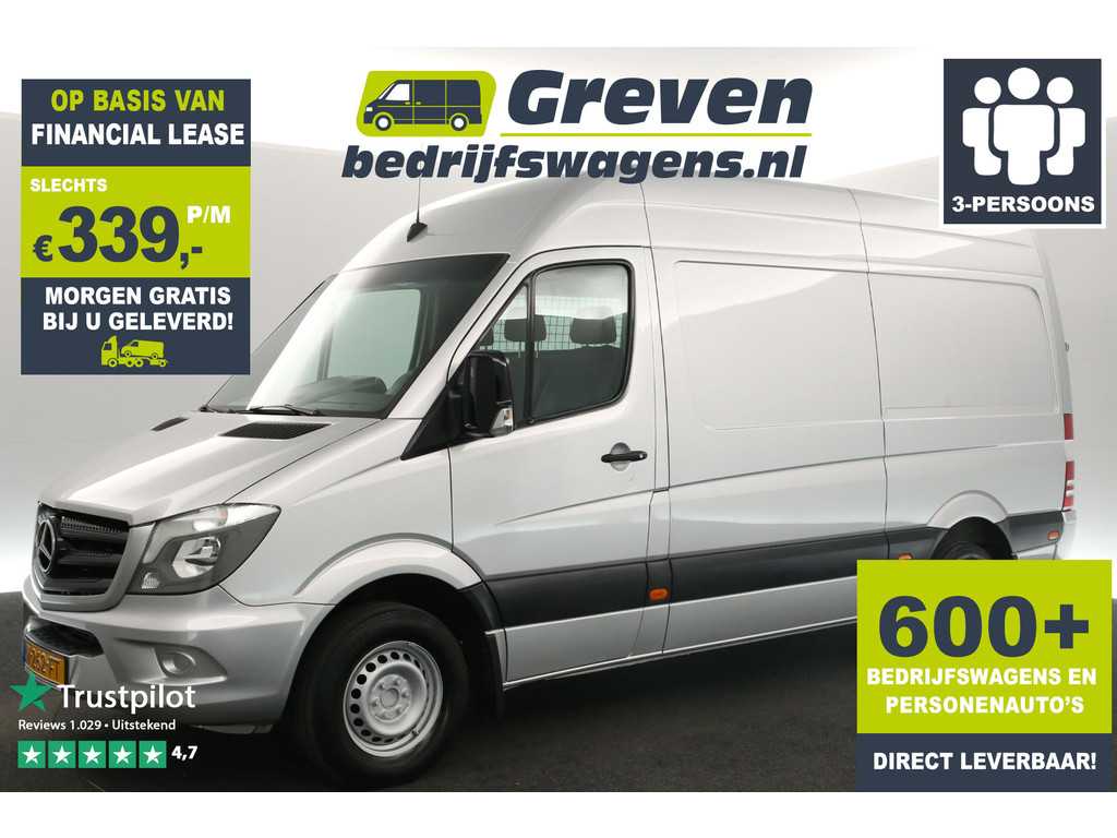 Mercedes-Benz Sprinter 511 2.2 CDI 366 L2H2 Airco Cruisecontrol 3 Persoons Elektrpakket Trekhaak