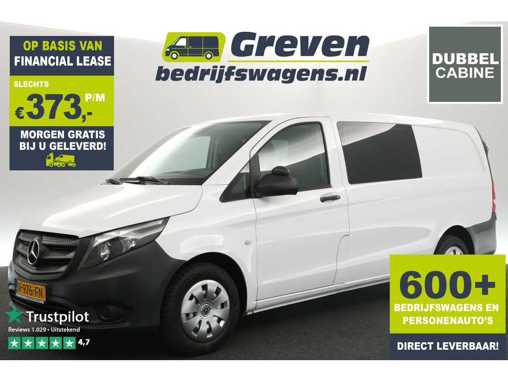 Mercedes-Benz Vito 114 CDI Lang Dubbele Cabine Automaat Airco Cruise Camera 6 Persoons Elektrpakket