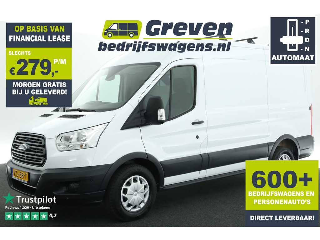 Ford Transit 350 2.0 TDCI L2H2 130PK Automaat Airco Cruisecontrol PDC Elektrpakket Schuifdeur