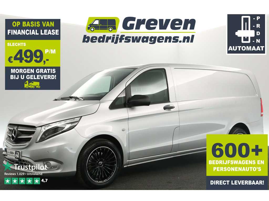 Mercedes-Benz Vito 119 CDI Lang 190PK Automaat Airco Camera Cruise Navi LED PDC 18"LMV 3 Persoons Trekhaak