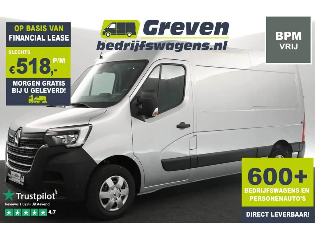 Renault Master T35 2.3 dCi L2H2 BPM VRIJ | Airco Cruise Camera Navigatie PDC 3 PersoonsTrekhaak