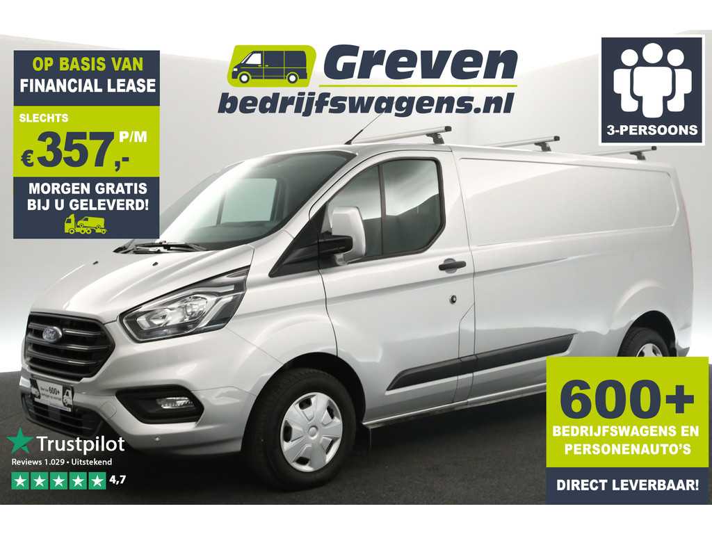 Ford Transit Custom 2.0 Ecoblue L2H1 Airco Cruise PDC 3 Persoons Elektrpakket Stoelverwarming Trekhaak