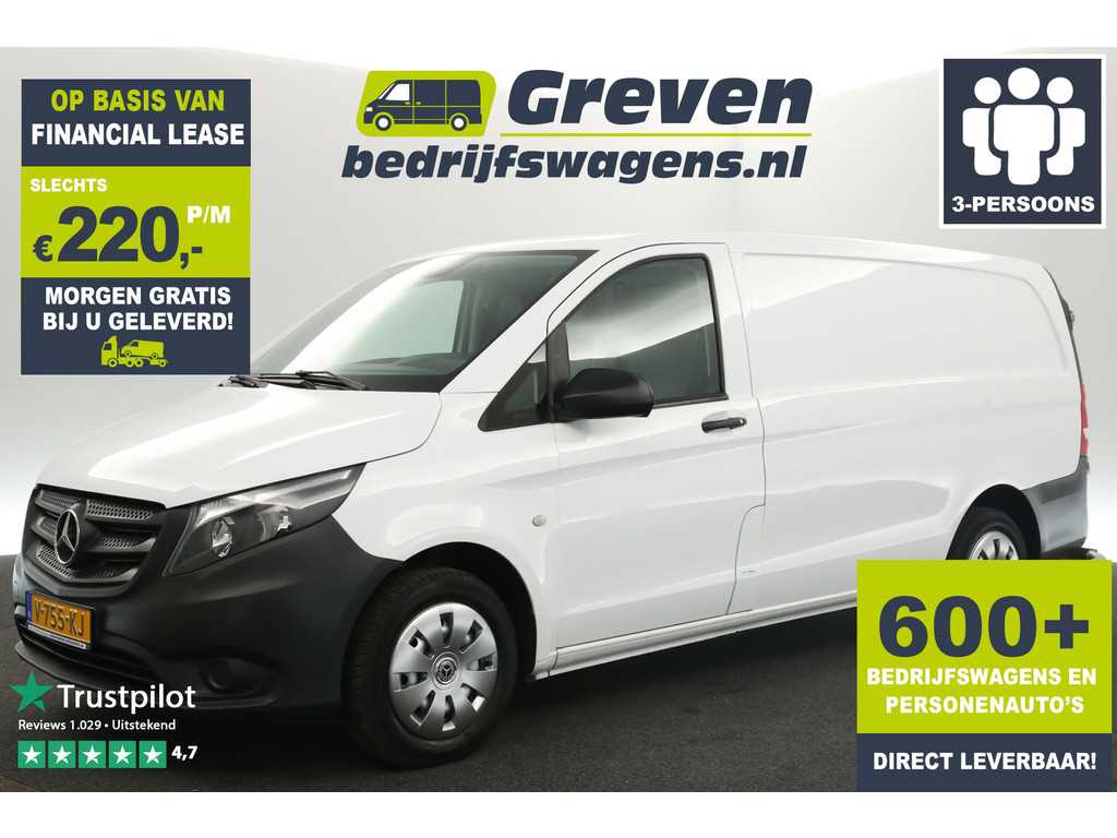 Mercedes-Benz Vito CDI Lang Airco 3 Persoons Schuifdeur