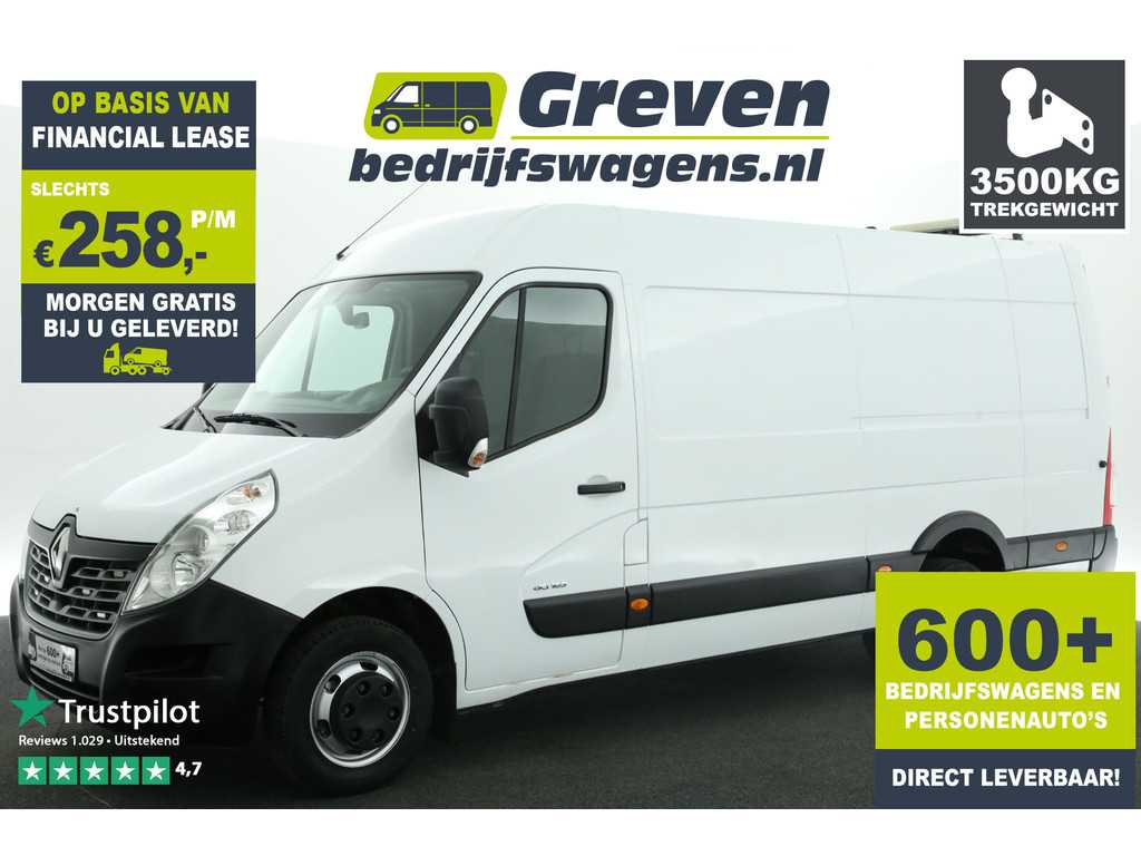 Renault Master T35 2.3 dCi L3H2 Dubbellucht | 3500KG Trekgew. 164PK Airco Camera Cruise PDC 3 Persoons Trekhaak