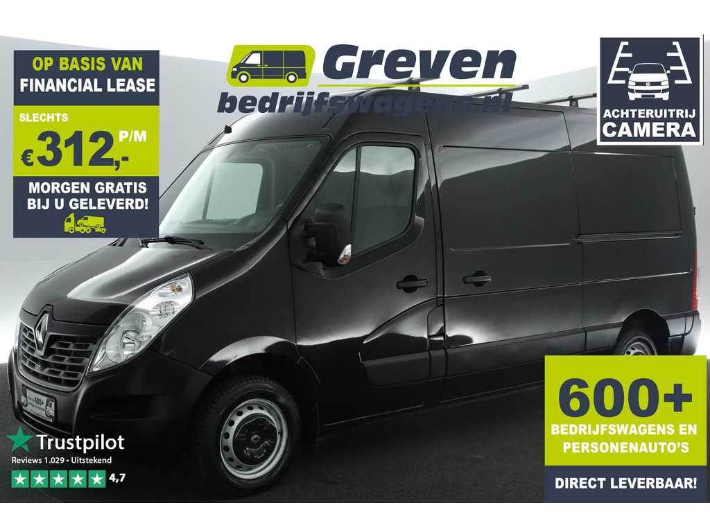 Renault Master T33 2.3 dCi L2H2 146PK Airco 2xSchuifdeur Cruise Camera Navi PDC 3 Persoons Trekhaak