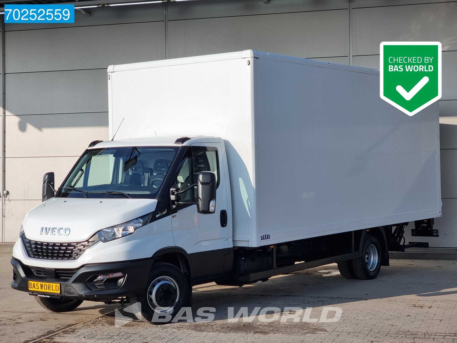 Iveco Daily 72C18 Automaat Luchtvering Laadklep Airco Cruise Bakwagen Meubelbak Koffer 35m3 Airco Cruise control