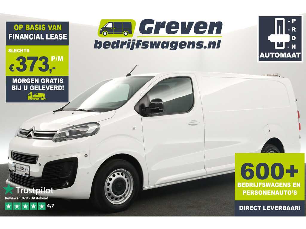 Citroën Jumpy 2.0 BlueHDI L3H1 180PK Automaat Airco Carplay Cruise Camera PDC 3 Persoons Trekhaak