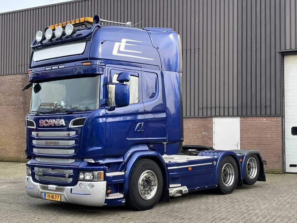 Scania R580 V8 / Retarder / Full air / 310 WB / Euro6 / 6x2 / APK 1-2025 / NL