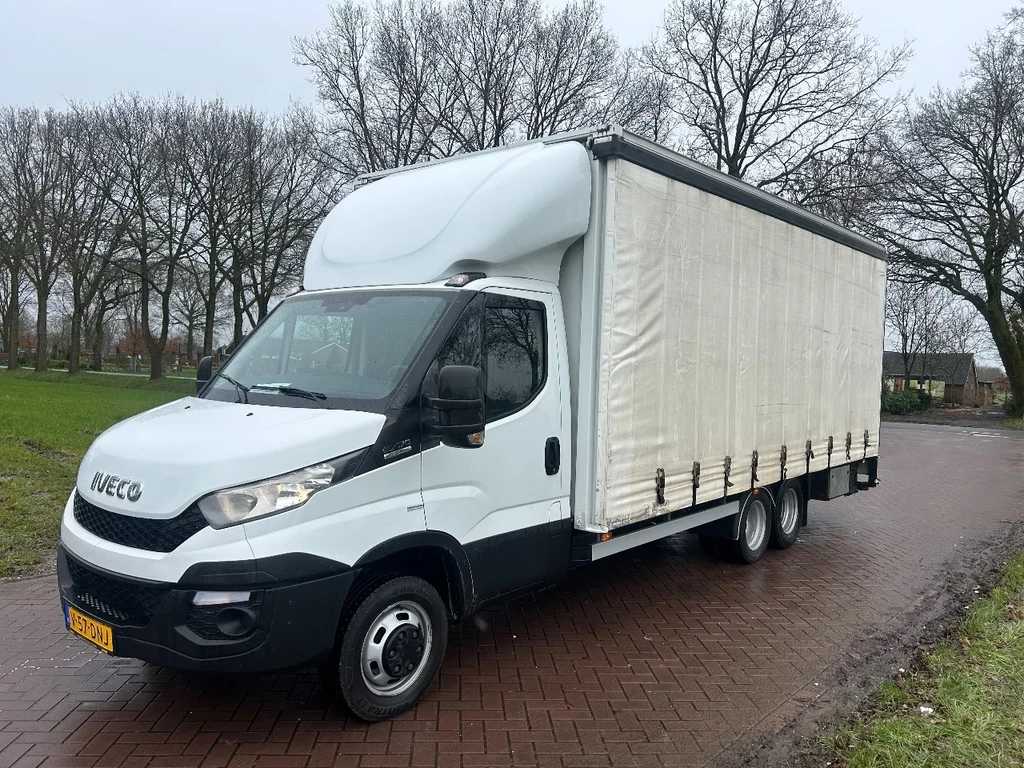 Iveco 40C17 Hi Matic automaat 9 ton schuifzeilen clixtar met laadklep