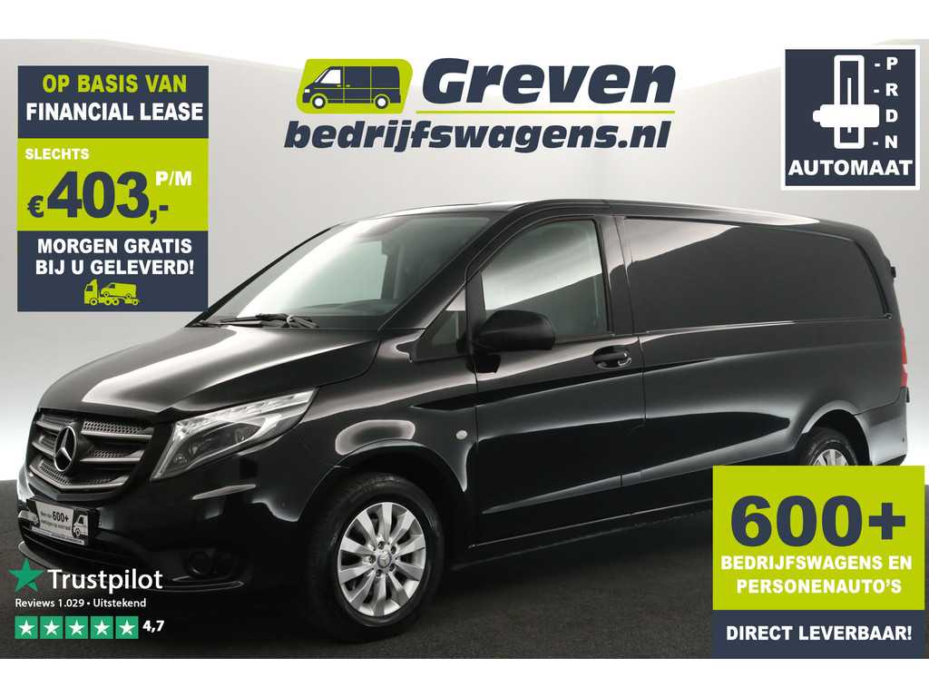 Mercedes-Benz Vito 116 CDI Lang 164PK Automaat Airco Camera Cruise Navigatie LED PDC 3 Pers 16''LMV Trekhaak