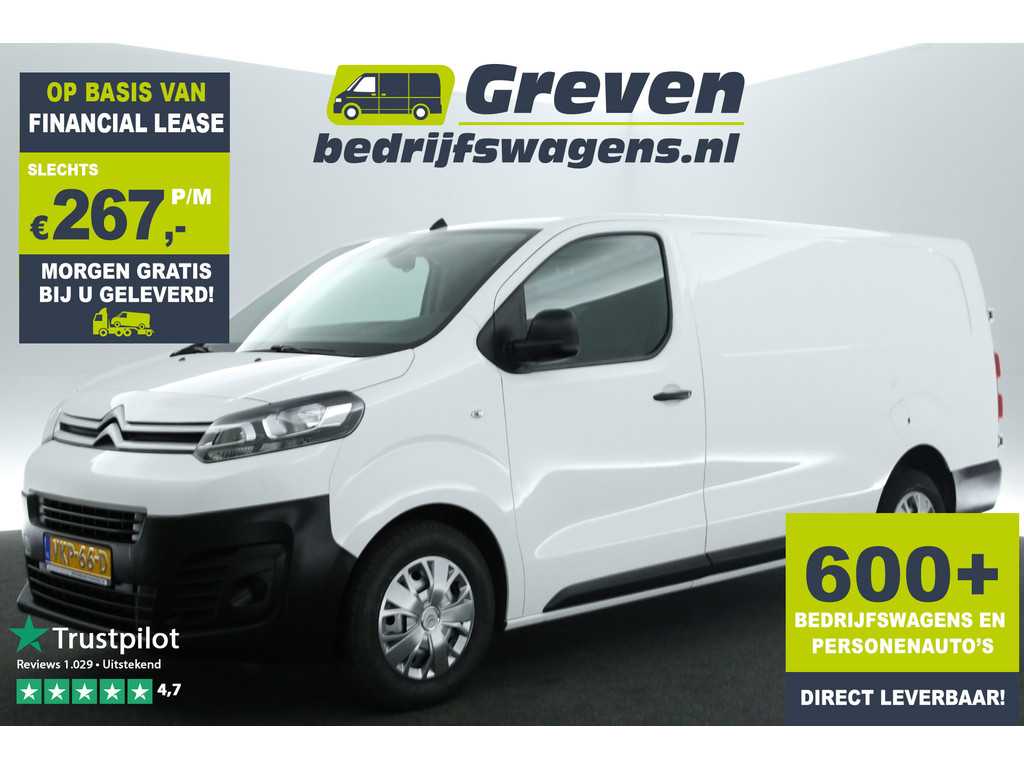 Citroën Jumpy 2.0 BlueHDI L3H1 Airco Cruise Parkeersensoren Elektrpakket Schuifdeur